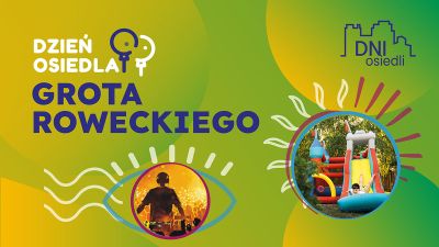 Grafika promująca Dzień Osiedla Grota Roweckiego